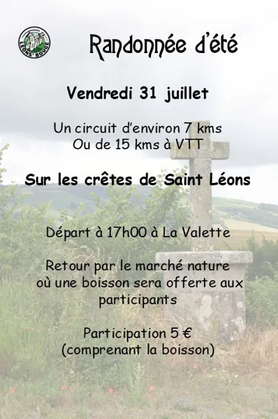 Randonnée avec l'association Léons'Bouge