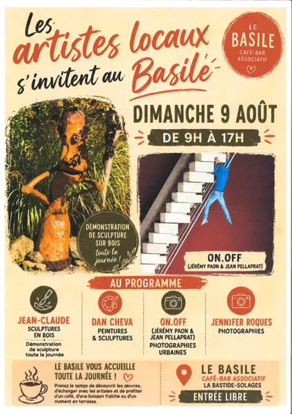 Les artistes locaux s'invitent au Basile