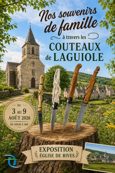 Exposition de couteaux de Laguiole - Rives