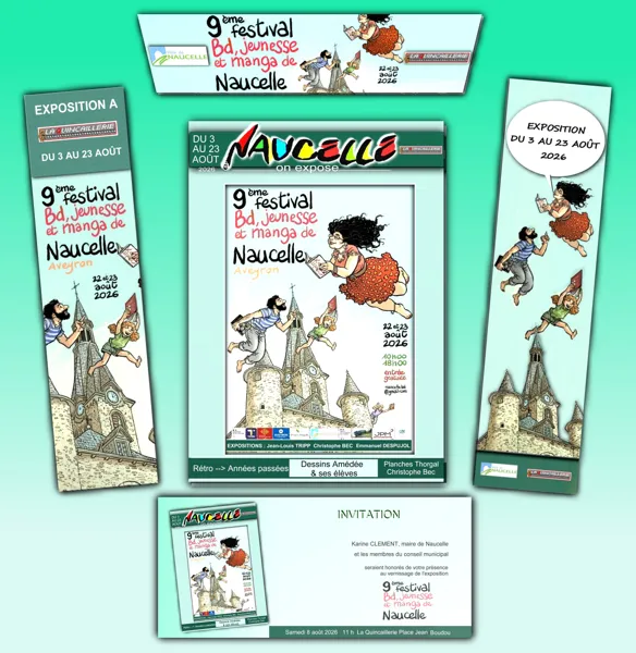Naucelle on expose : Festival BD, jeunesse et manga
