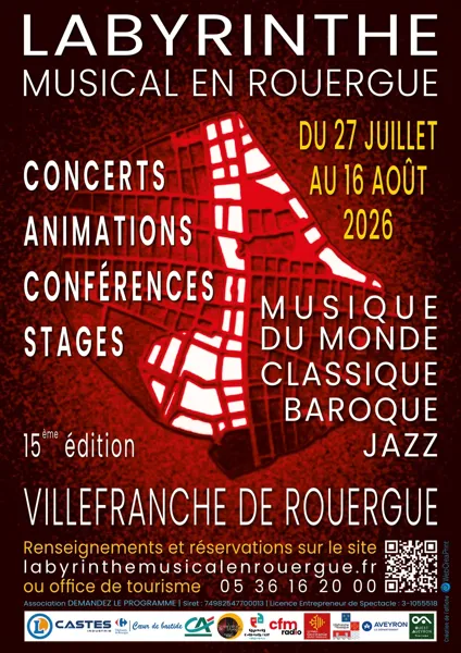 Labyrinthe musical en Rouergue - Concert "Baiser Volé"