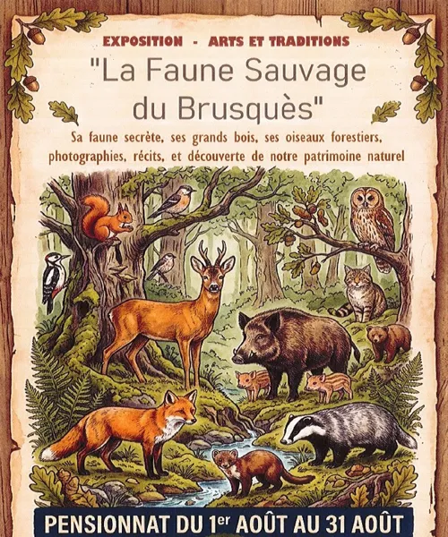 Expo "La faune sauvage de Brusque"