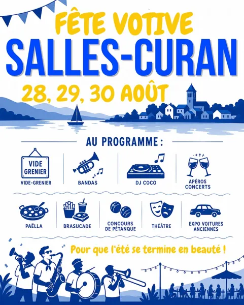 Vide grenier Salles Curan