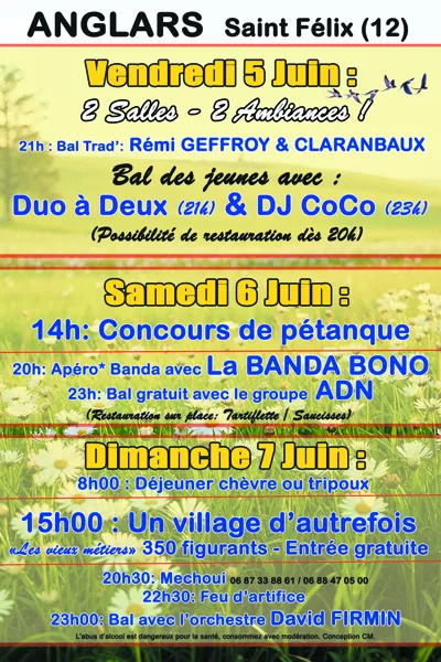 Fête votive d'Anglars