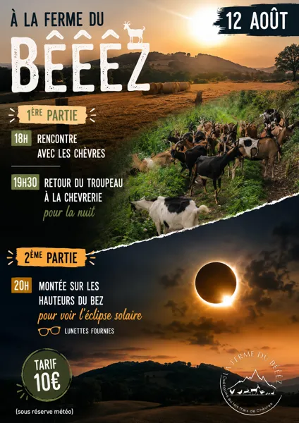 L'éclipse avec la Ferme du Bêêêz