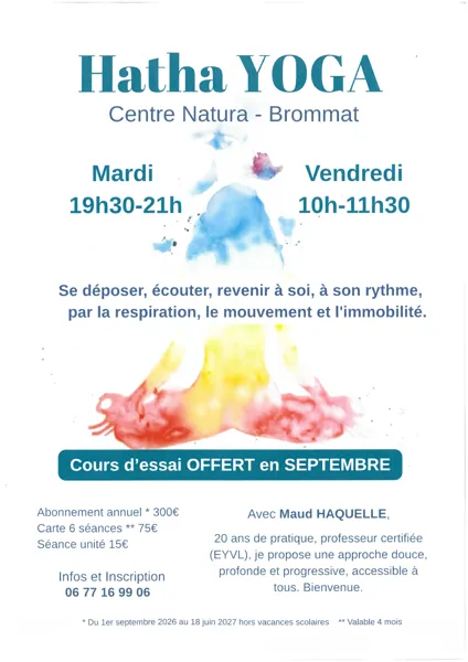 Cours de yoga