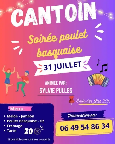 Soirée poulet basquaise