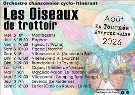 Orchestre chansonnier cyclo-itinérant - Les Oiseaux de trottoir