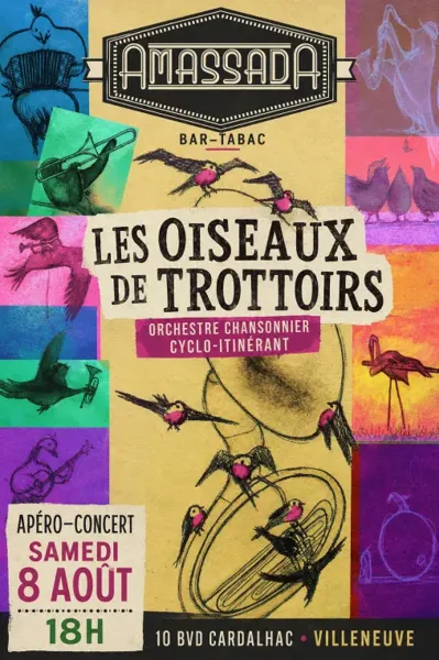 Orchestre chansonnier cyclo-itinérant - Les Oiseaux de trottoir