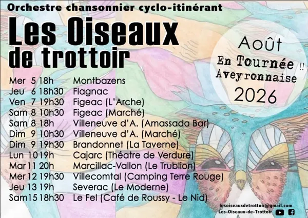 , LES OISEAUX DE TROTTOIR