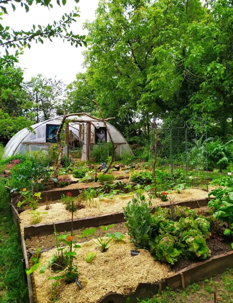 Rendez-vous aux jardins : la ferme Les Mamours à La Bastide l'Evêque, la ferme Les Mamours