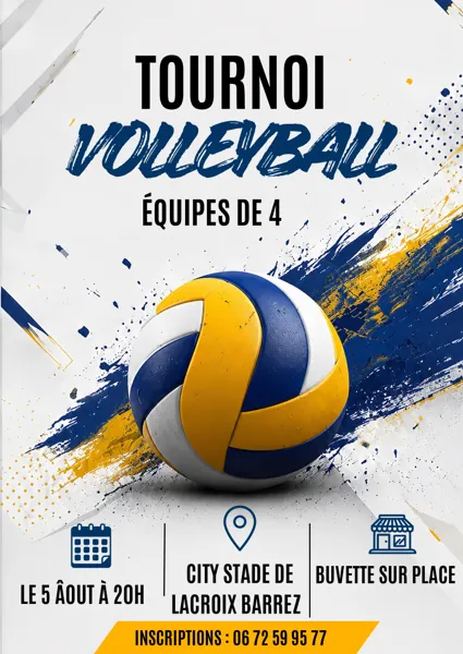 Tournoi de volley amateur