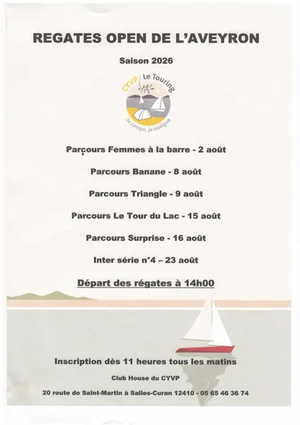 Regates Open de l'Aveyron - Inter série n°4