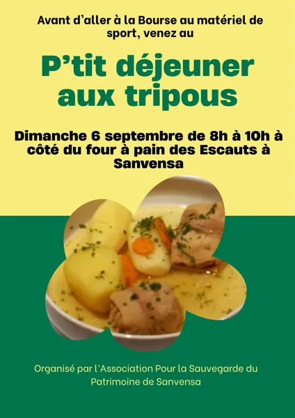 P'tit déjeuner aux tripous