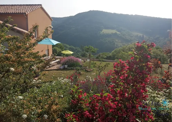 Vue d'ensemble sur le jardin