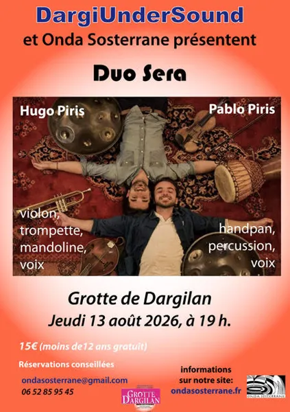 DargiUnderSound " Duo Sera " - Grotte de Dargilan