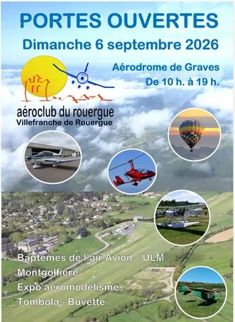 Portes ouvertes de l'Aéroclub du Rouergue