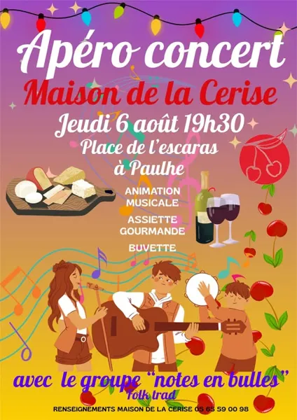 Soirée anniversaire 30 ans - Apéro Concert - Maison de la cerise