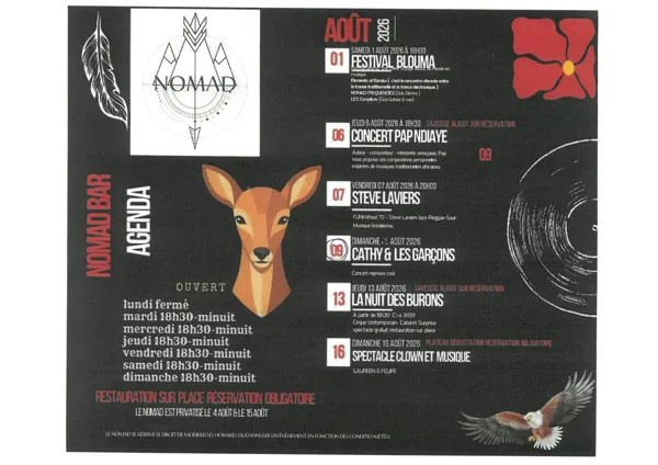 Concert de Cathy et les garçons au Nomad Bar : reprises rock
