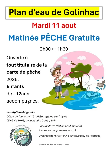 Matinée Pêche Gratuite
