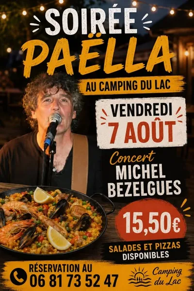 Soirée paëlla à l'Oustal