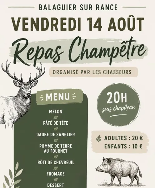 Repas champêtre