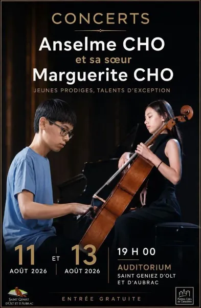 Concert à l'auditorium de Anselme CHO et de Marguerite