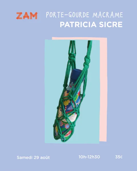 ATELIER PORTE-GOURDE EN MACRAMÉ