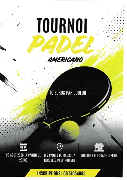 Tournoi de padel americano