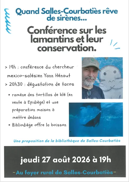Conférence sur les lamantins et leur conservation