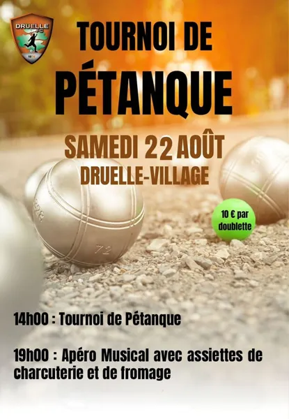 Tournoi de pétanque