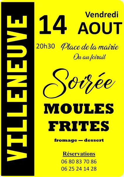 Soirée moules frites