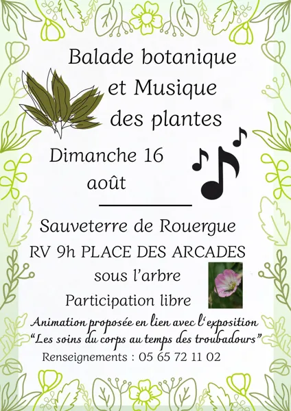 Balade botanique et musique des plantes