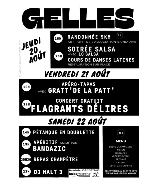 Fête à Gelles