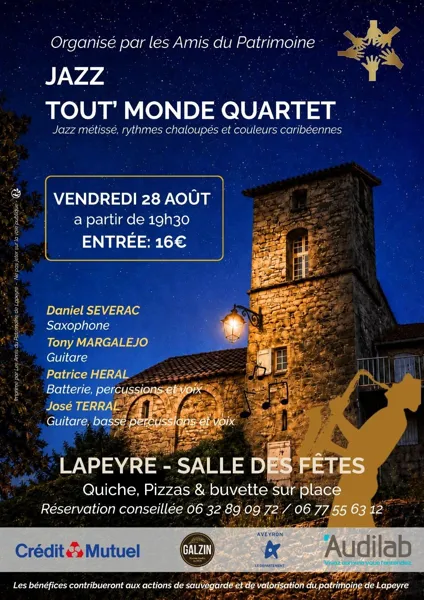 Soirée Jazz : Tout'Monde Quartet