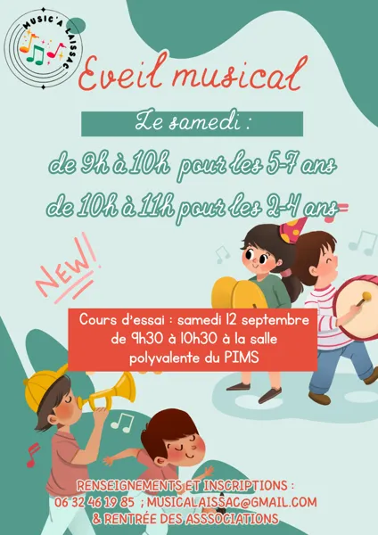 Eveil musical à Laissac (cours d'essai)
