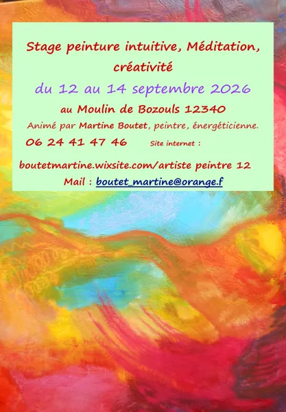 Stages de peinture intuitive