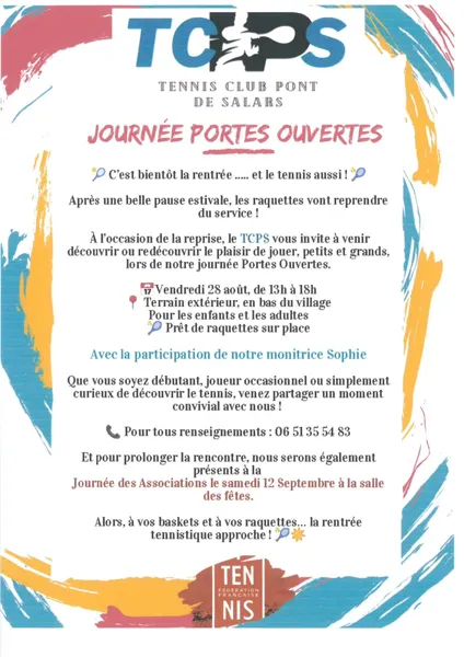Journée Porte Ouverte du TCPS