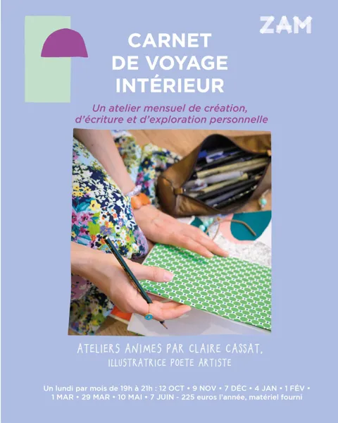 Ateliers Carnet de Voyage Intérieur