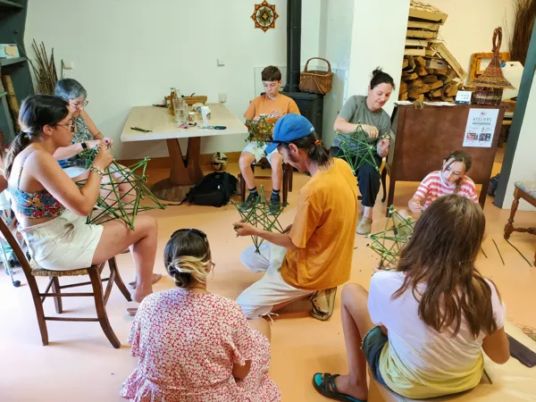 , Atelier Vannerie : Dodécaèdres étoilés