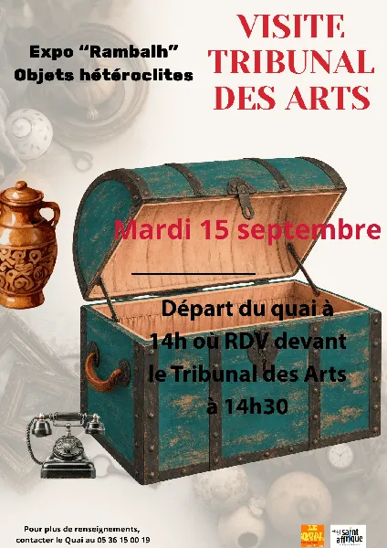 Atelier du mardi : Visite du Tribunal des Arts