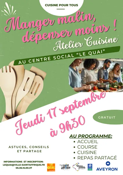 Atelier cuisine : Mangez malin et dépensez moins