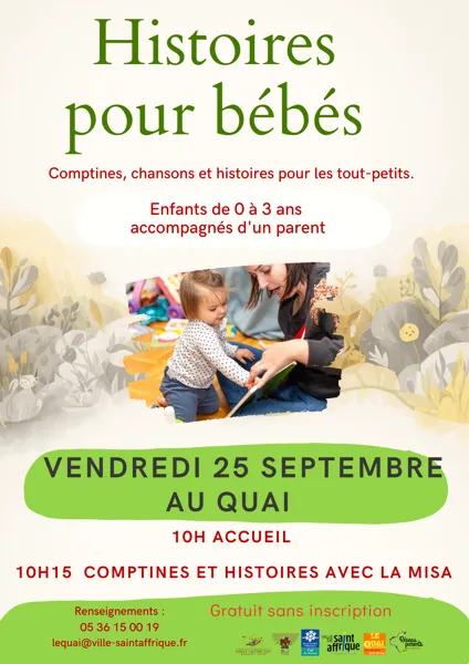 Atelier lecture : Histoires pour bébés