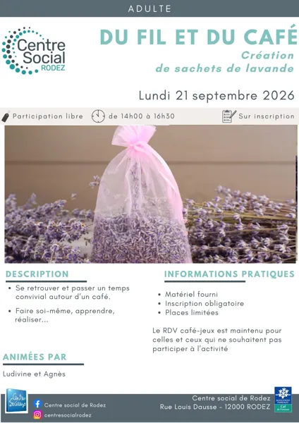Atelier créatif : Du fil et du café