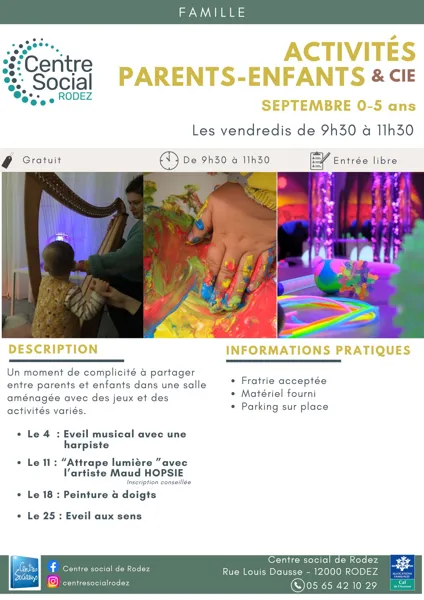 Activités parents & enfants (0-5 ans)
