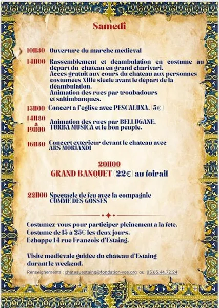 Les Médiévales d'Estaing