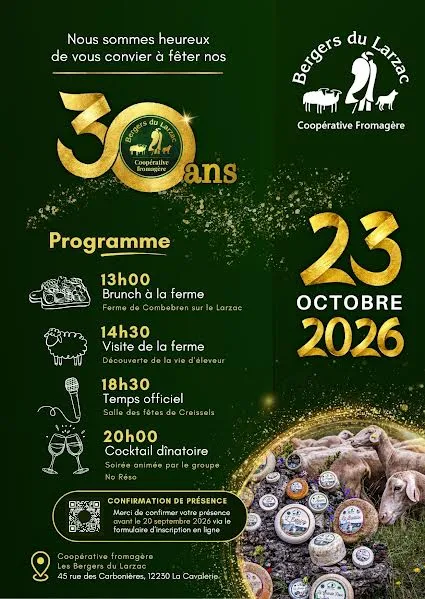 30 ans de la coopérative fromagère du Larzac 