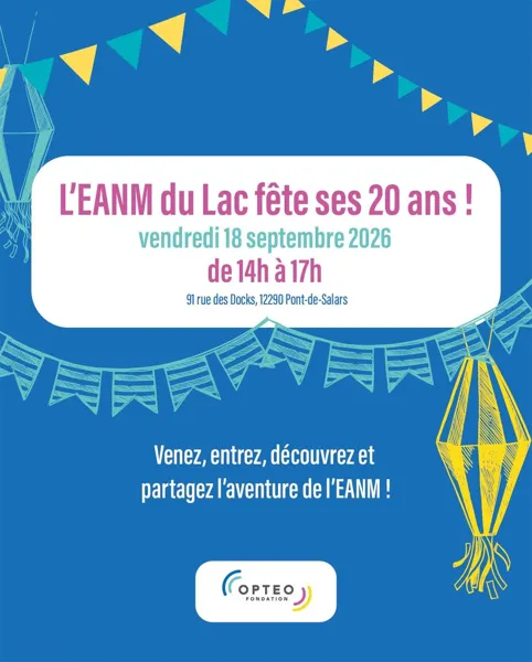 L’EANM du lac de la Fondation Optéo fête ses 20 ans !