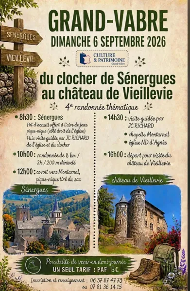 Randonnée thématique Sénergues et Viellevie