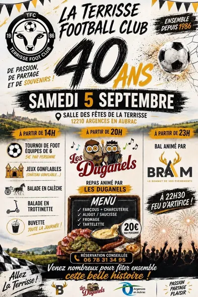 40ans du La Terrisse Football Club